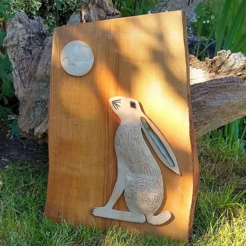 Penny Varley: Hare and Moon II 