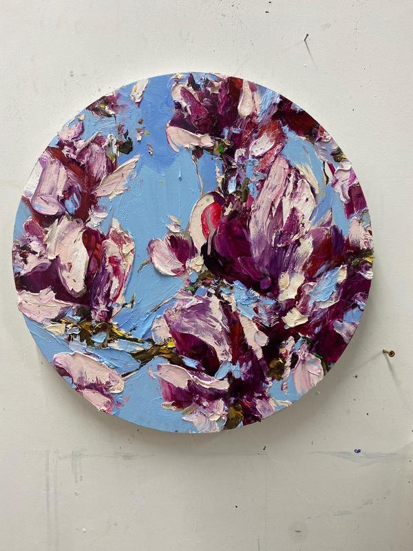 Silvi Schaumloeffel, Oxfordshire Artweeks, Magnolias, new work