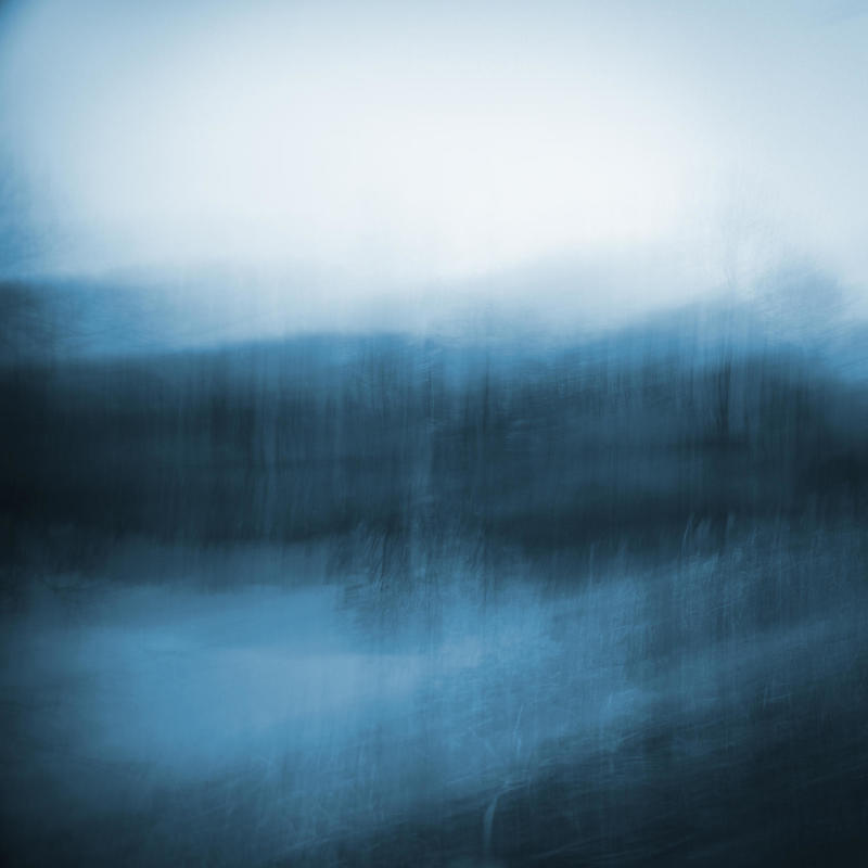Abstract image in shades of blue