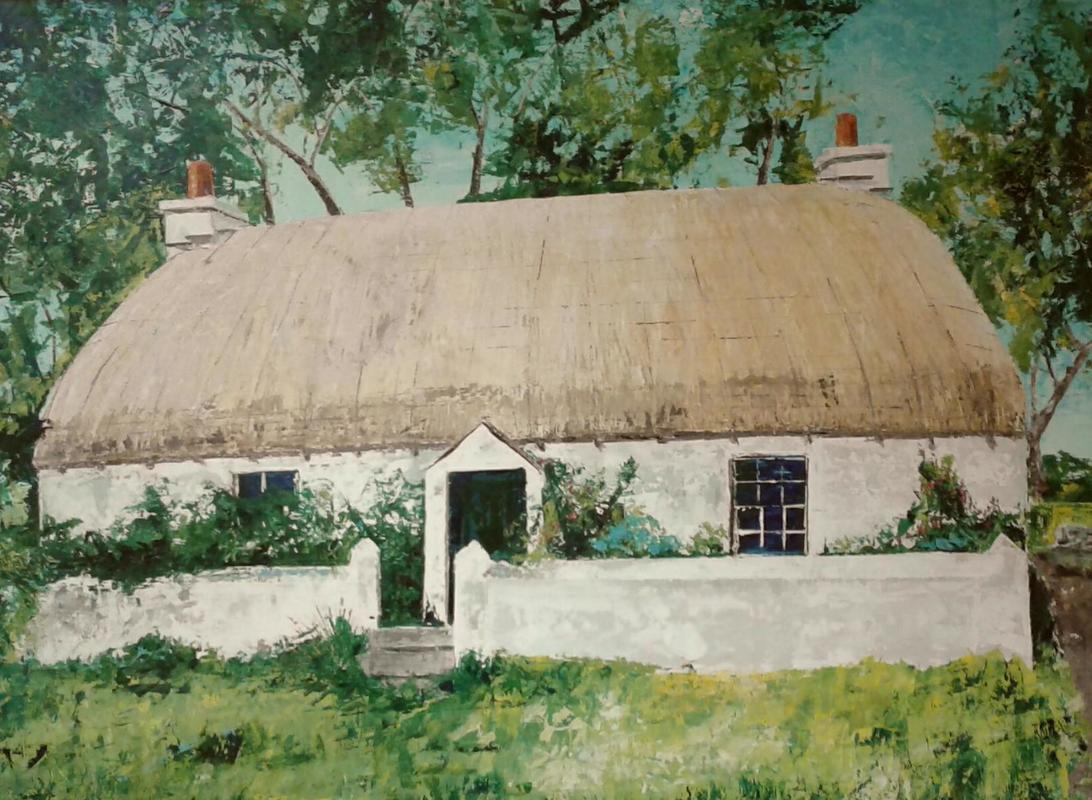 The Artists Cottage Home as a child on The Isle of Man