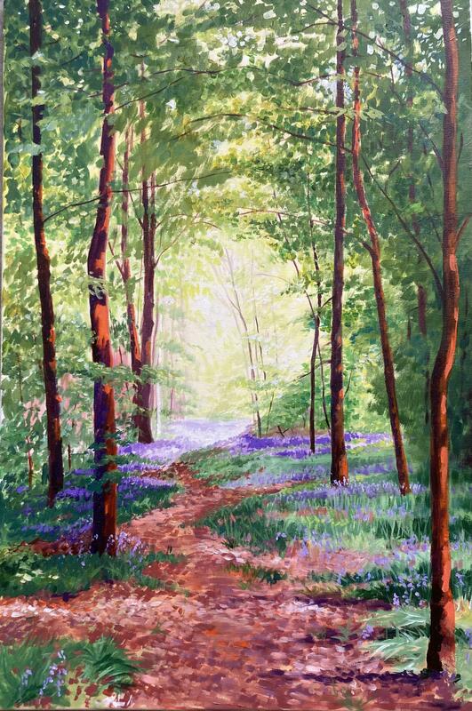 Caroline Ritson: Joyful Bluebell Wood