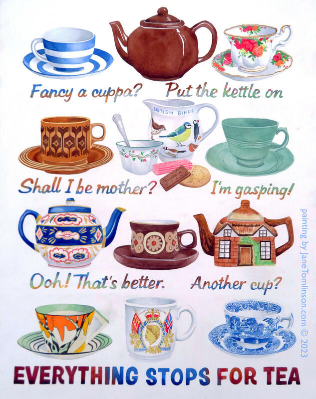Jane Tomlinson: Everything stops for tea