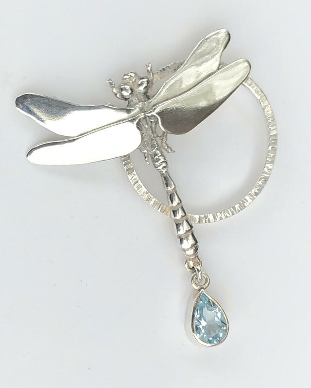 Janet Richardson: Dragonfly brooch