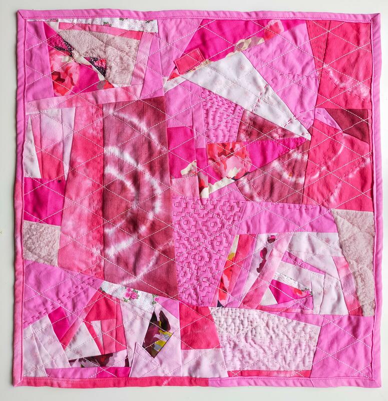 Luca Hirst: Pink Pieced Quilt