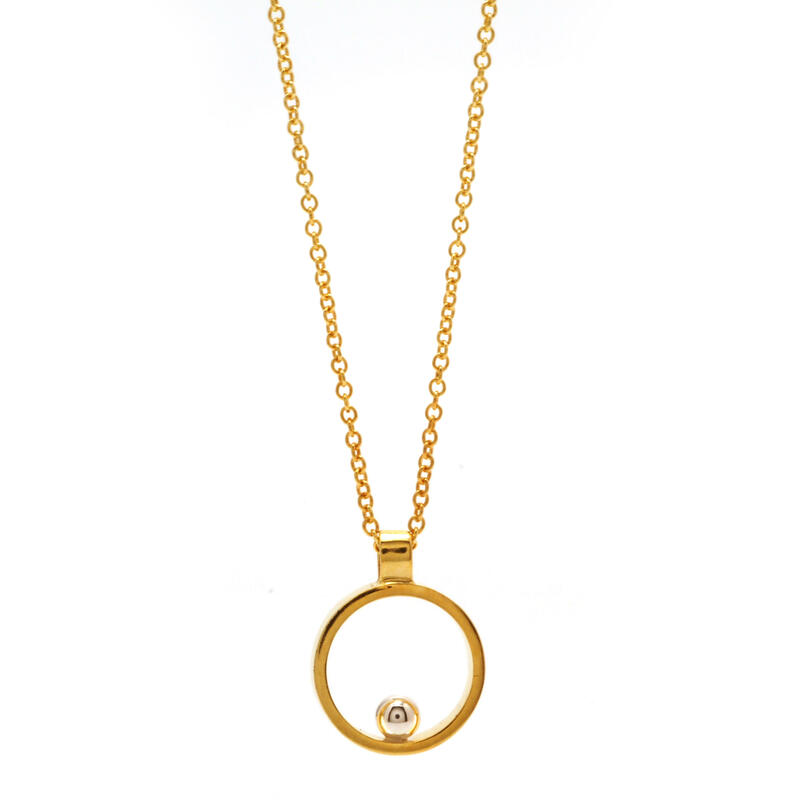 Machi de Waard: gold-plated mini pendant