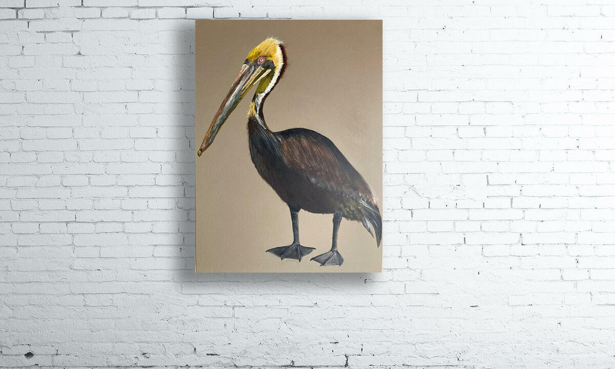 Pelican Painting by Anna Lockwood