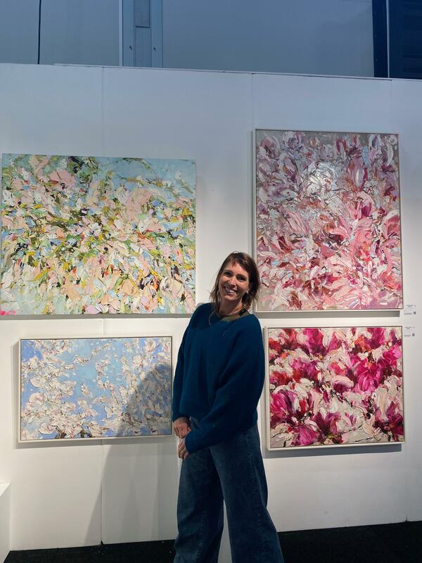 At the Affordable Art Fair in London early March
