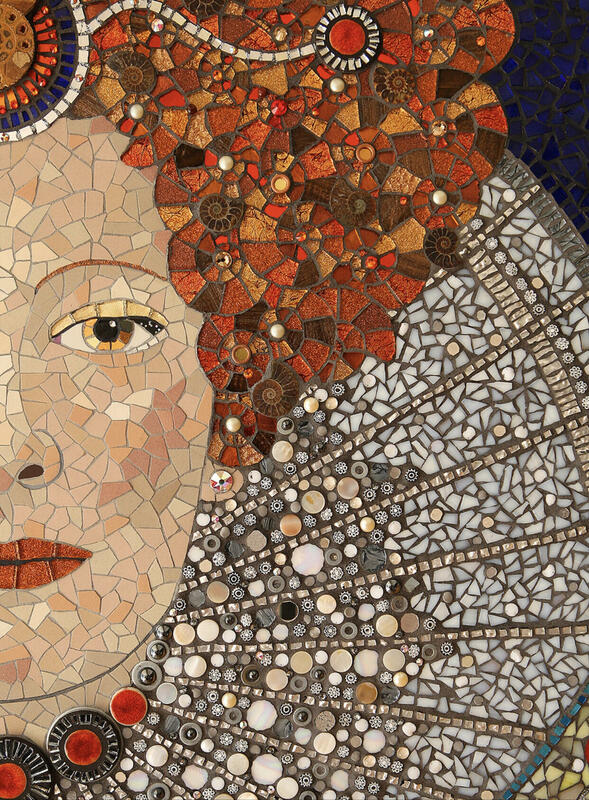Detail from Queen Elizabeth the first mosaic