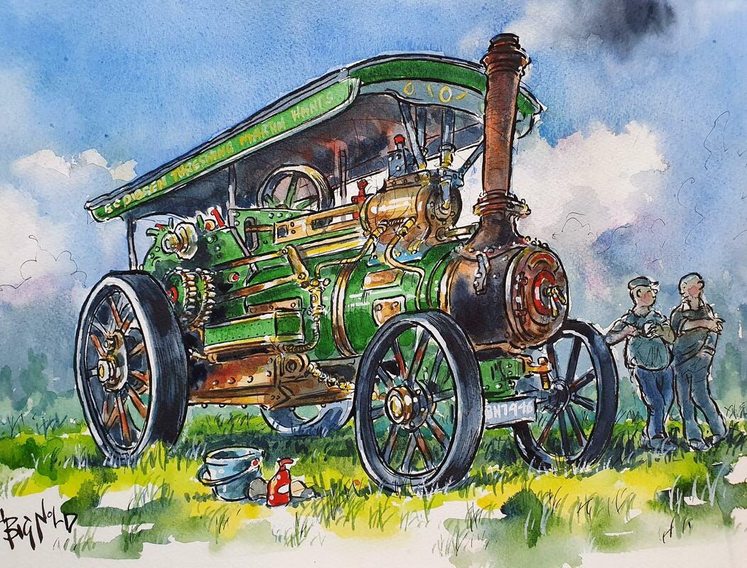 Traction Engine, New Forest.