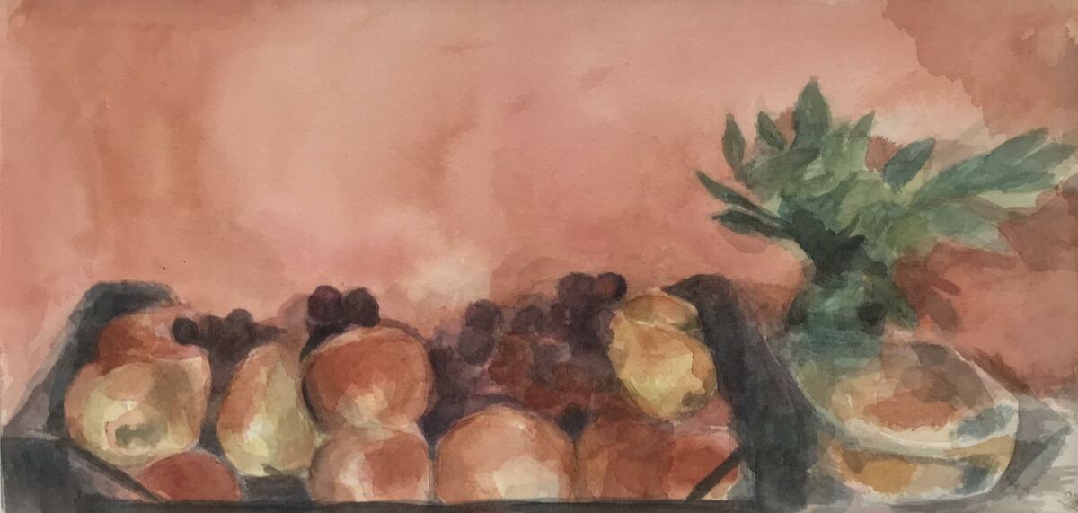 Italian fruit Watercolour