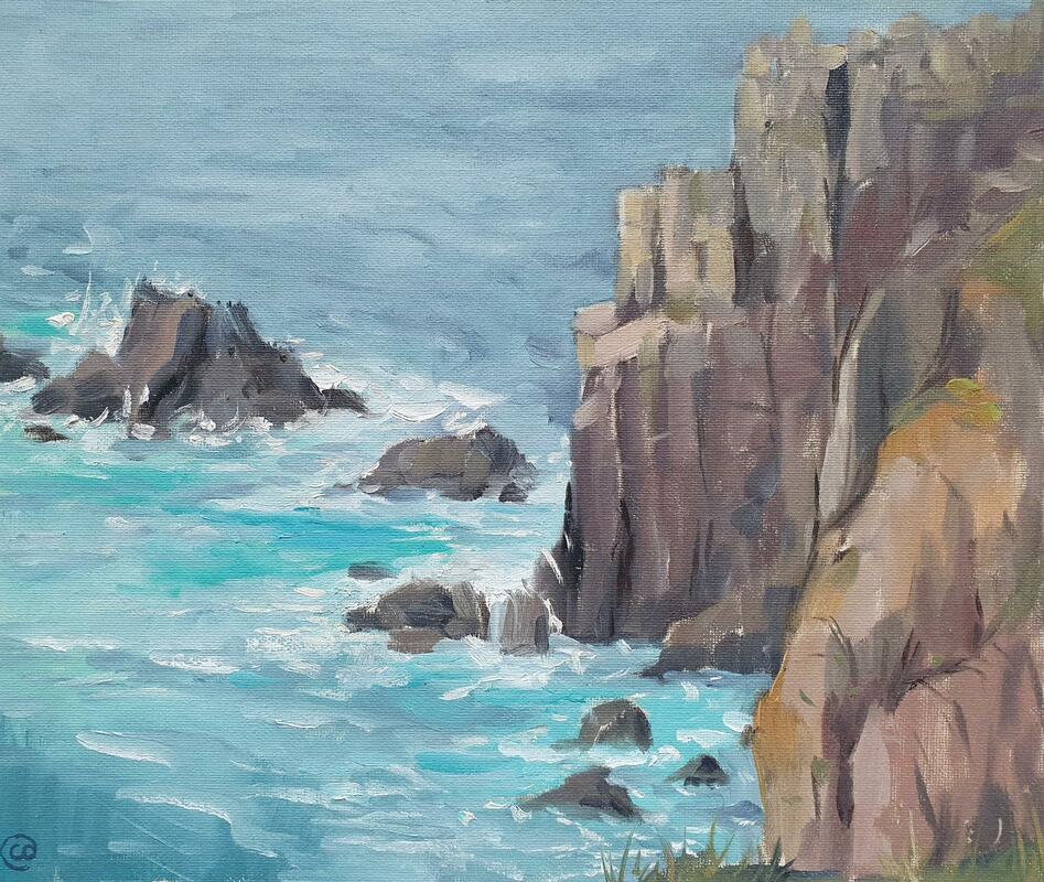 Lands End - Oil painting
