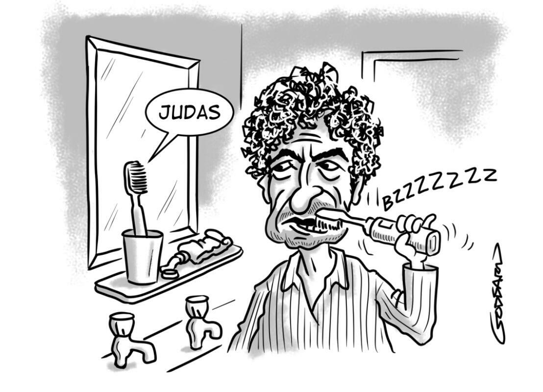 Bob Dylan gets an electric toothbrush