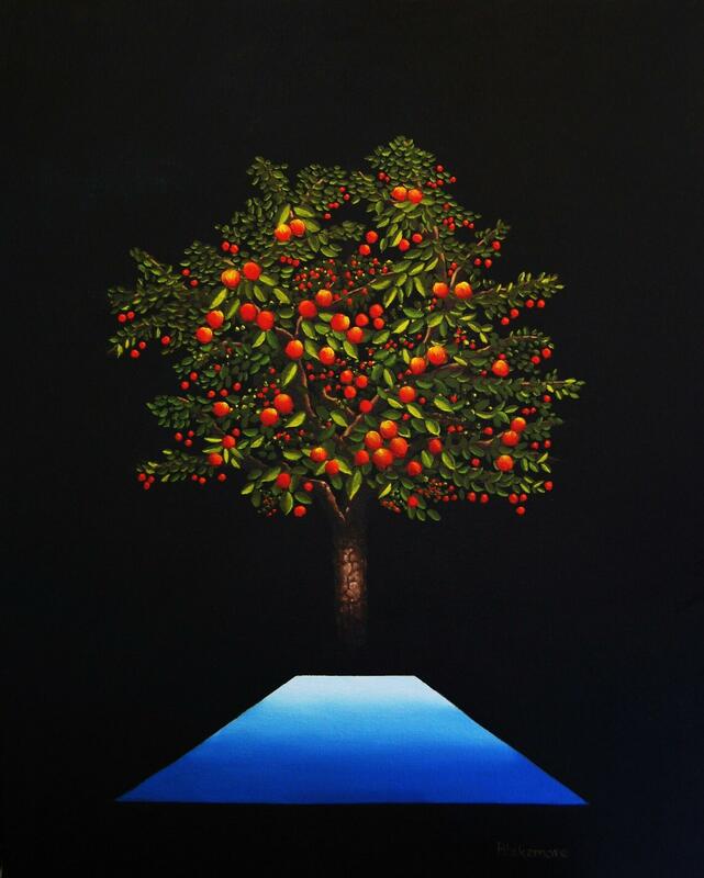'Apple Tree Sky' - oil on canvas