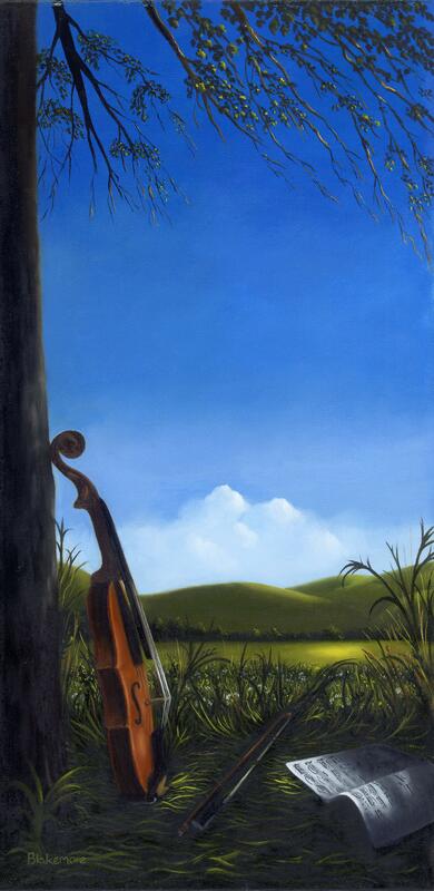 'Beyond The Lark Ascending' - oil on canvas
