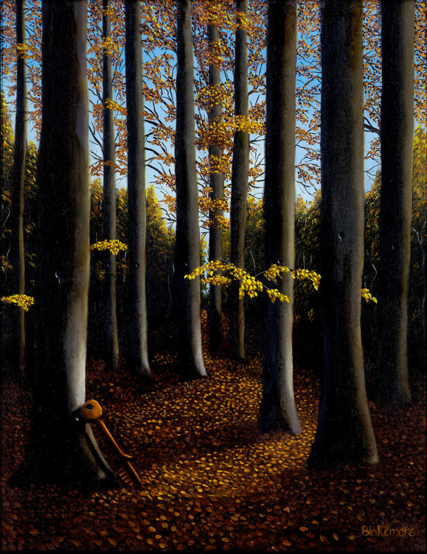 'Clockwork, the regularity of Seasons' - oil on canvas