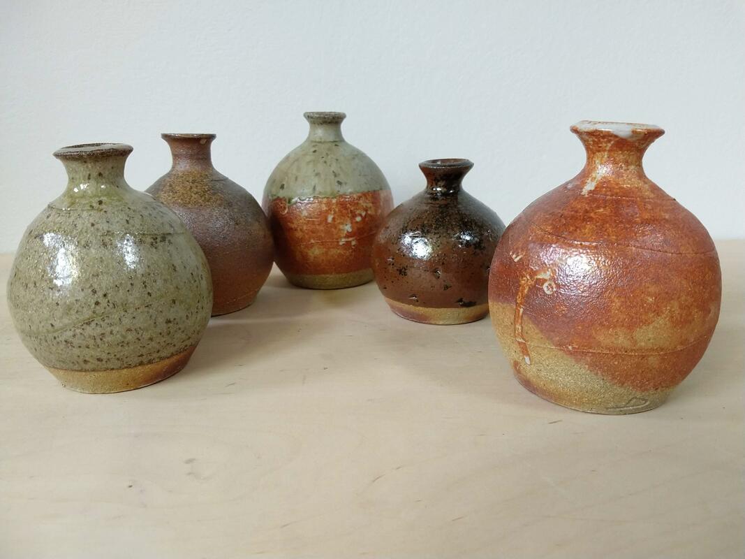 Woodfired Stoneware bottles