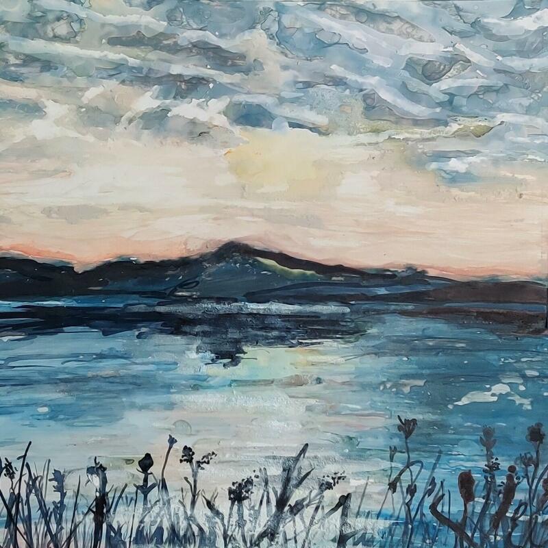Across the lake by Emma Wilkinson, ArtDecadance