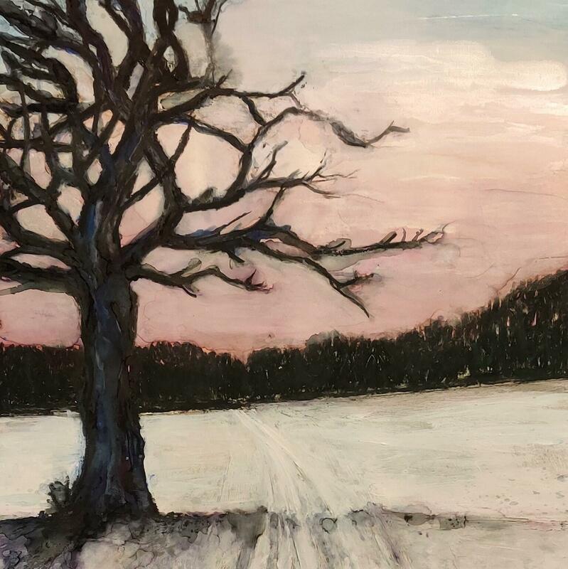 Winter Tree [square edit] by Emma Wilkinson, ArtDecadance