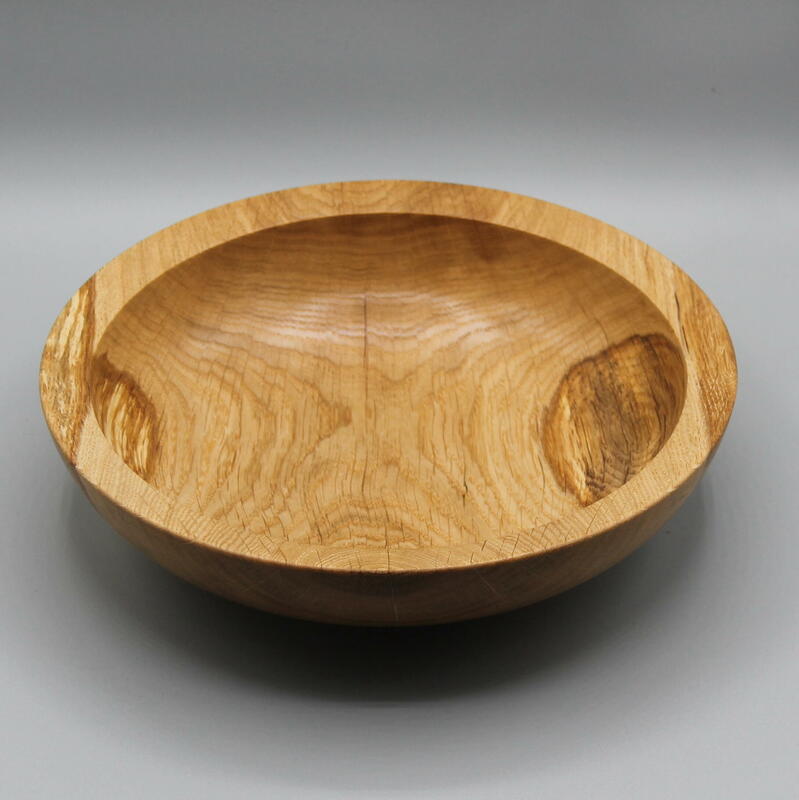 Large oak bowl