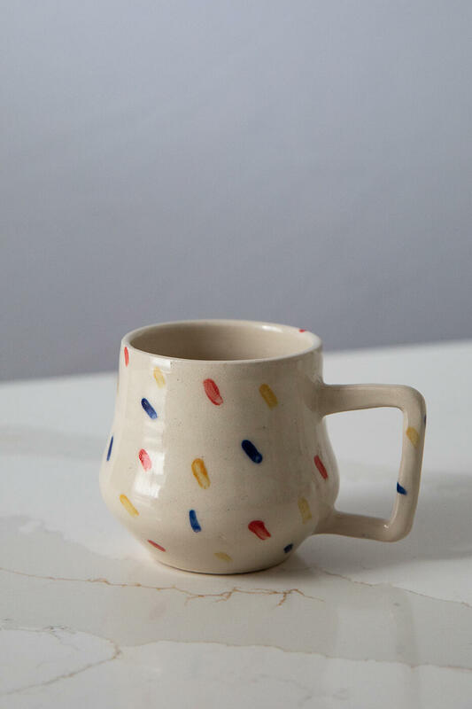 A mug by studio member Bailey Anderson