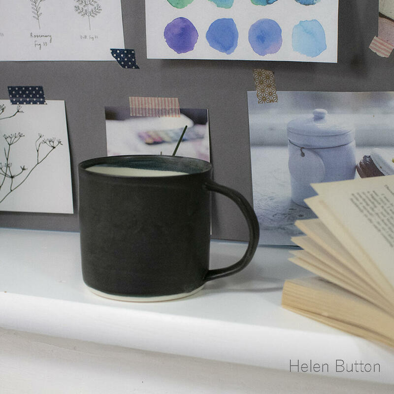 Helen Button Porcelain Mug