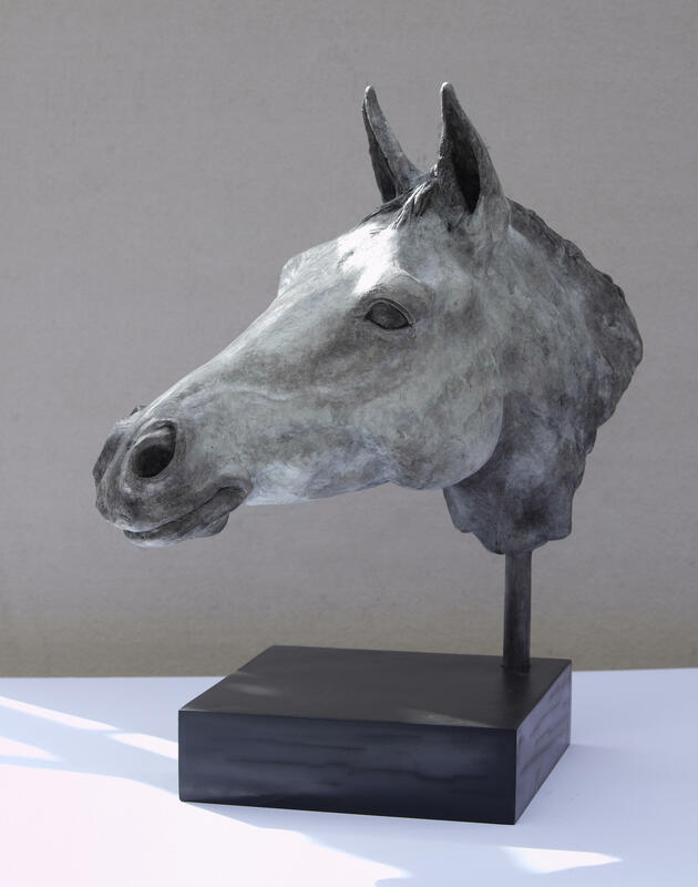 "Much Admired Too" Bronze Sculpture with Grey Patina