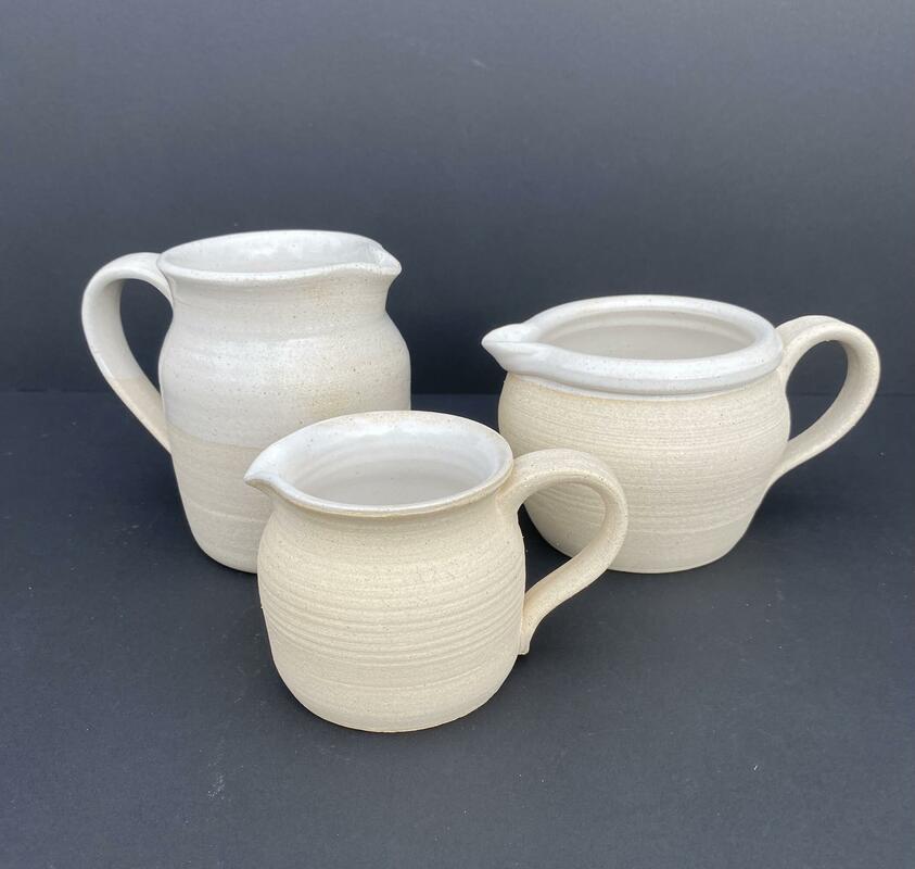 Assorted stoneware jugs