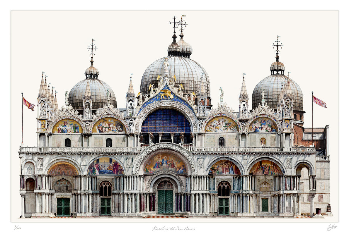 The Basilica di San Marco - Venice. Giclée print  915x610 Edition of 150.