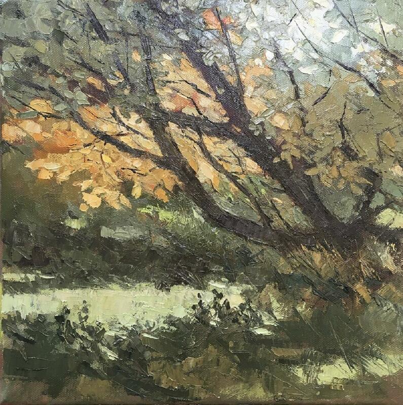 October Morning. Oil on canvas