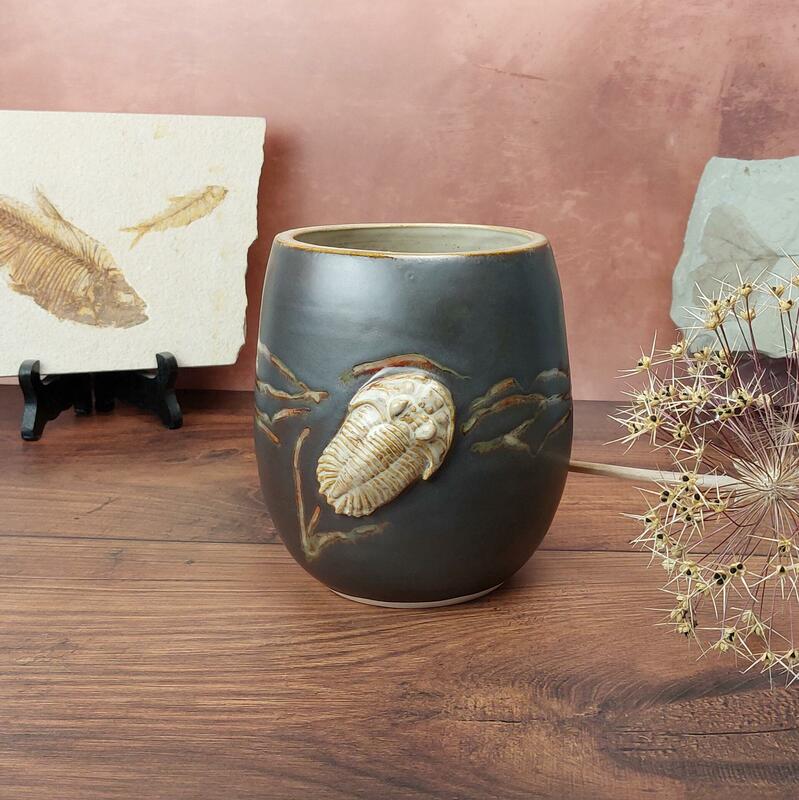 Trilobite Vase. A celebration of geology and palaeontology