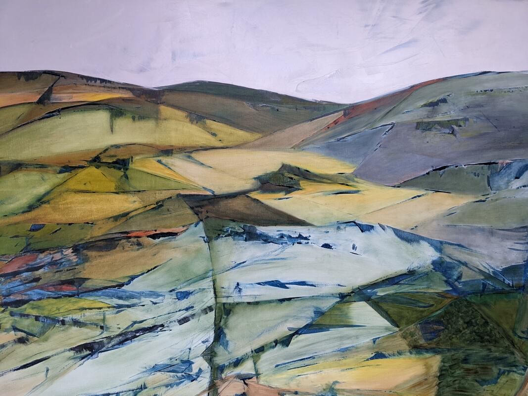 far horizon. oil on canvas. 92 x 123cm. £750.00