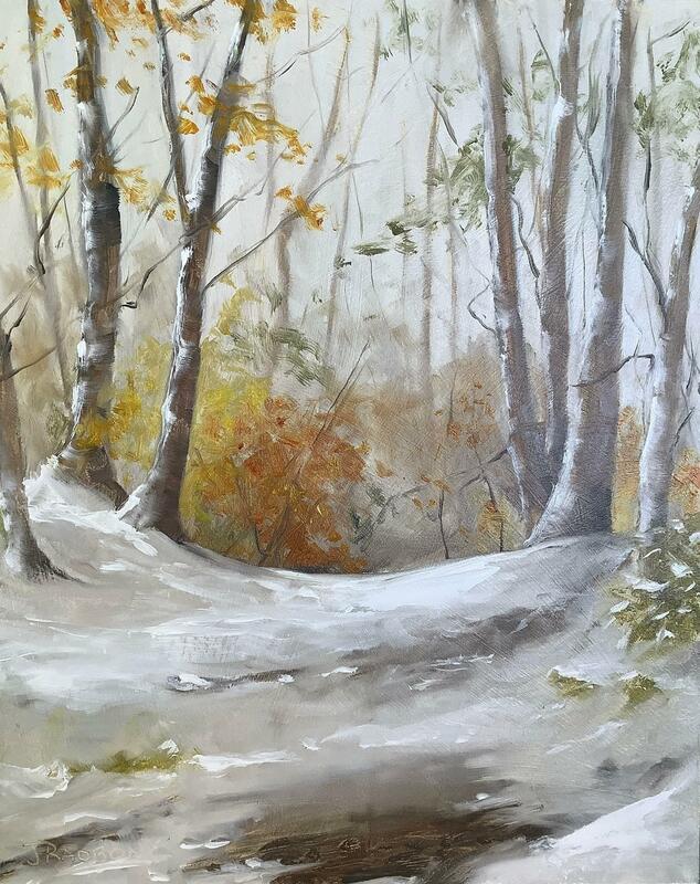 Winter’s Carpet (oil painting)