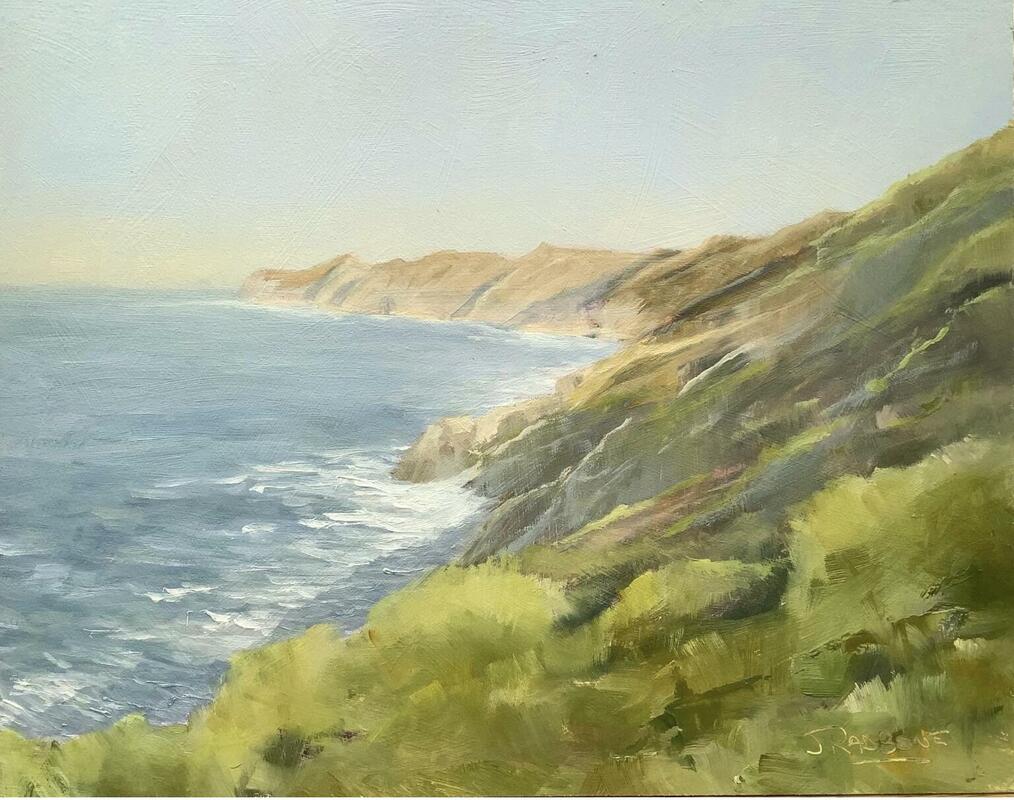 Cliff Shadows (oil painting)