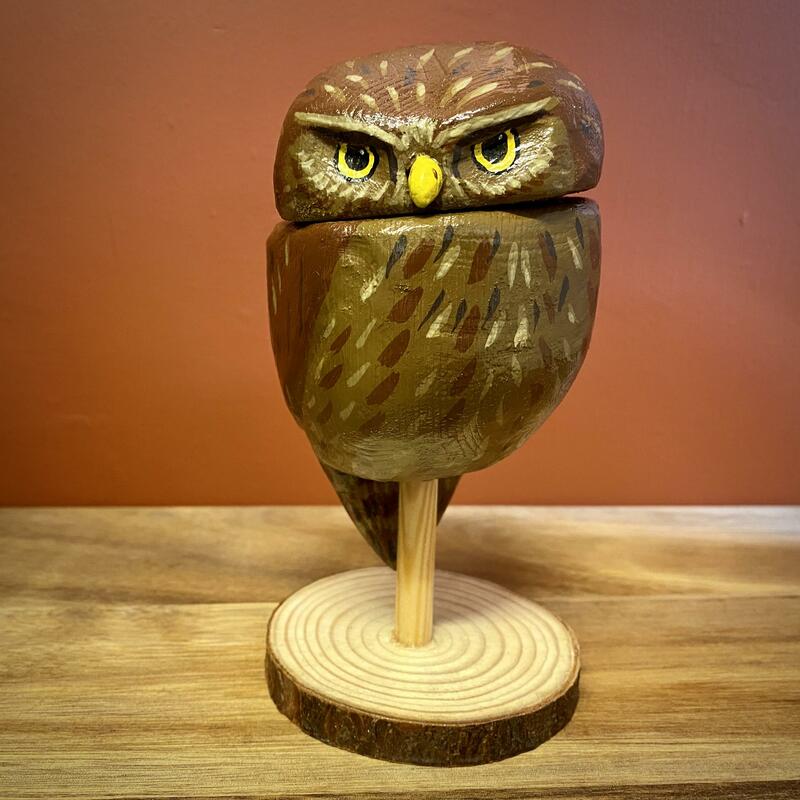 Little Owl (wood and acrylic)