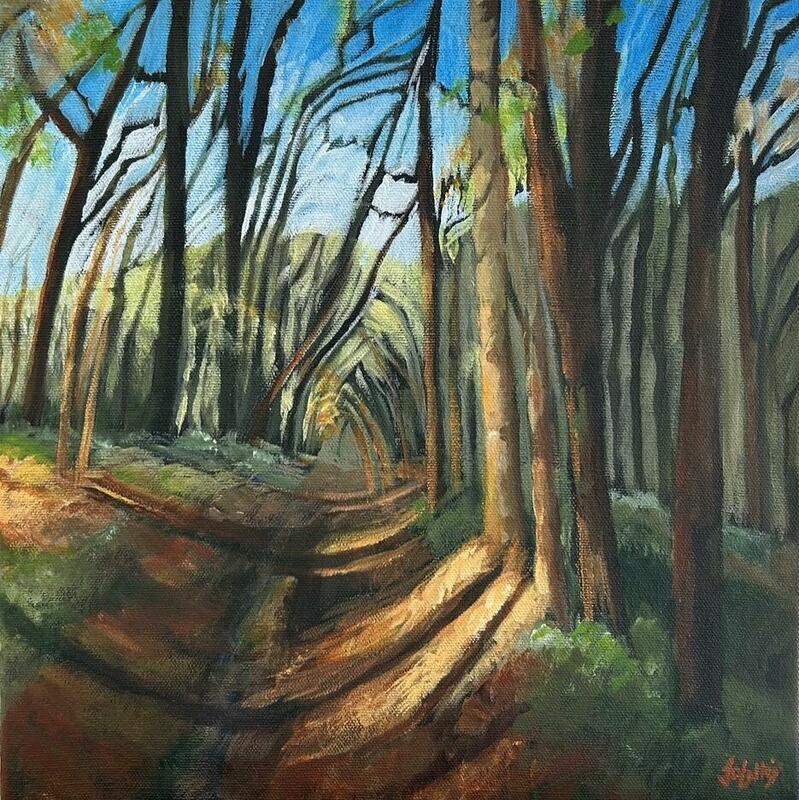holloway painting, sunken path, ancient track