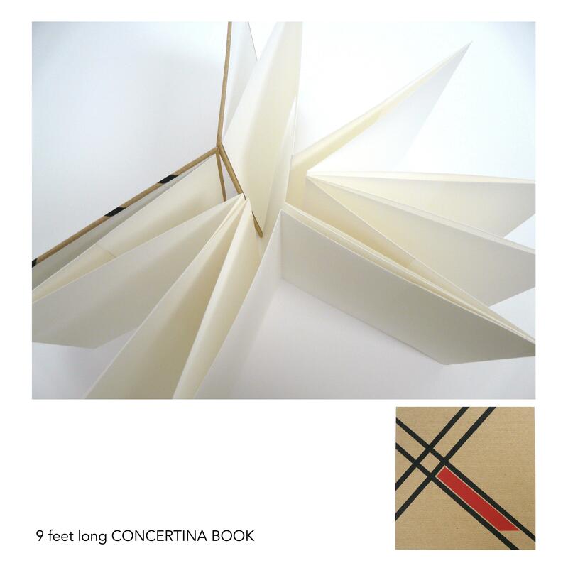 Nine foot Concertina Book + Cover