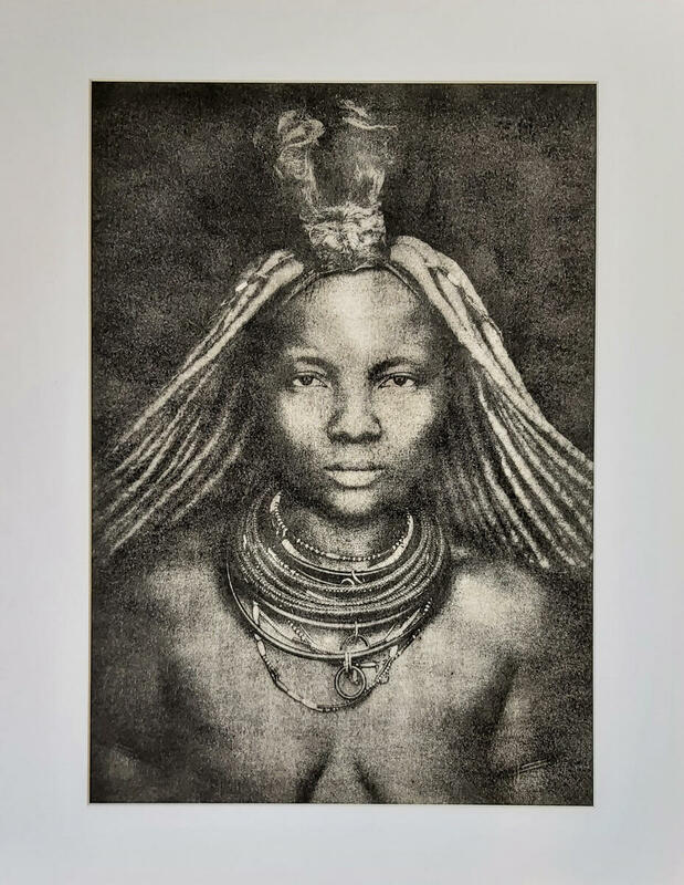 Gumoil Print of a Himba Woman