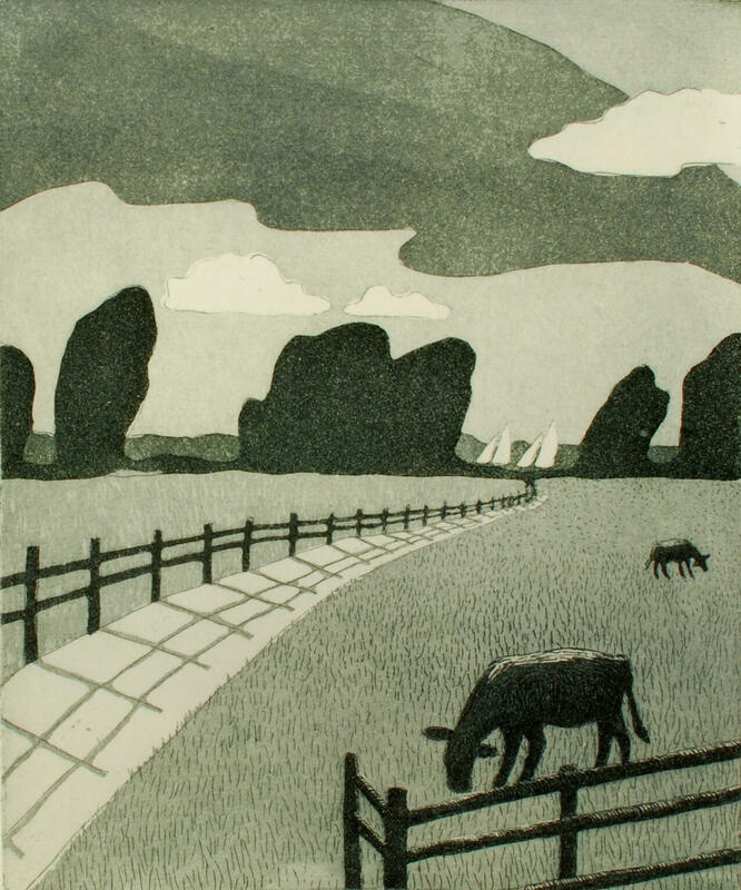 'Port Meadow' print by Lizzie Wheeler 