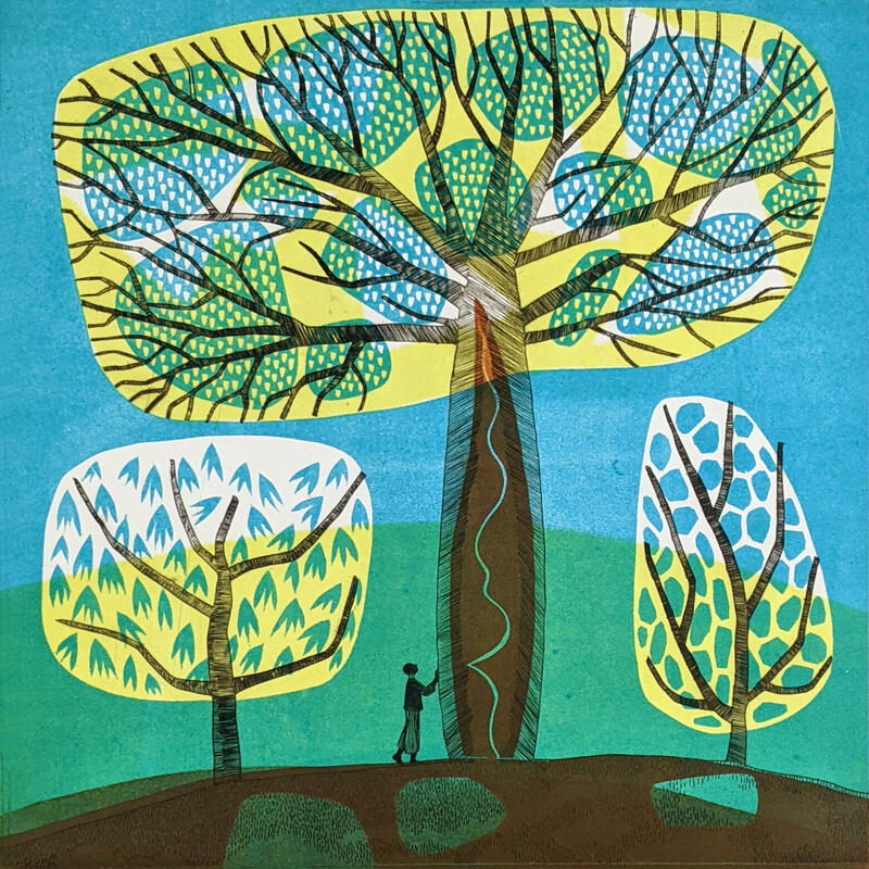 'When I am Among the Trees' print by Lizzie Wheeler 