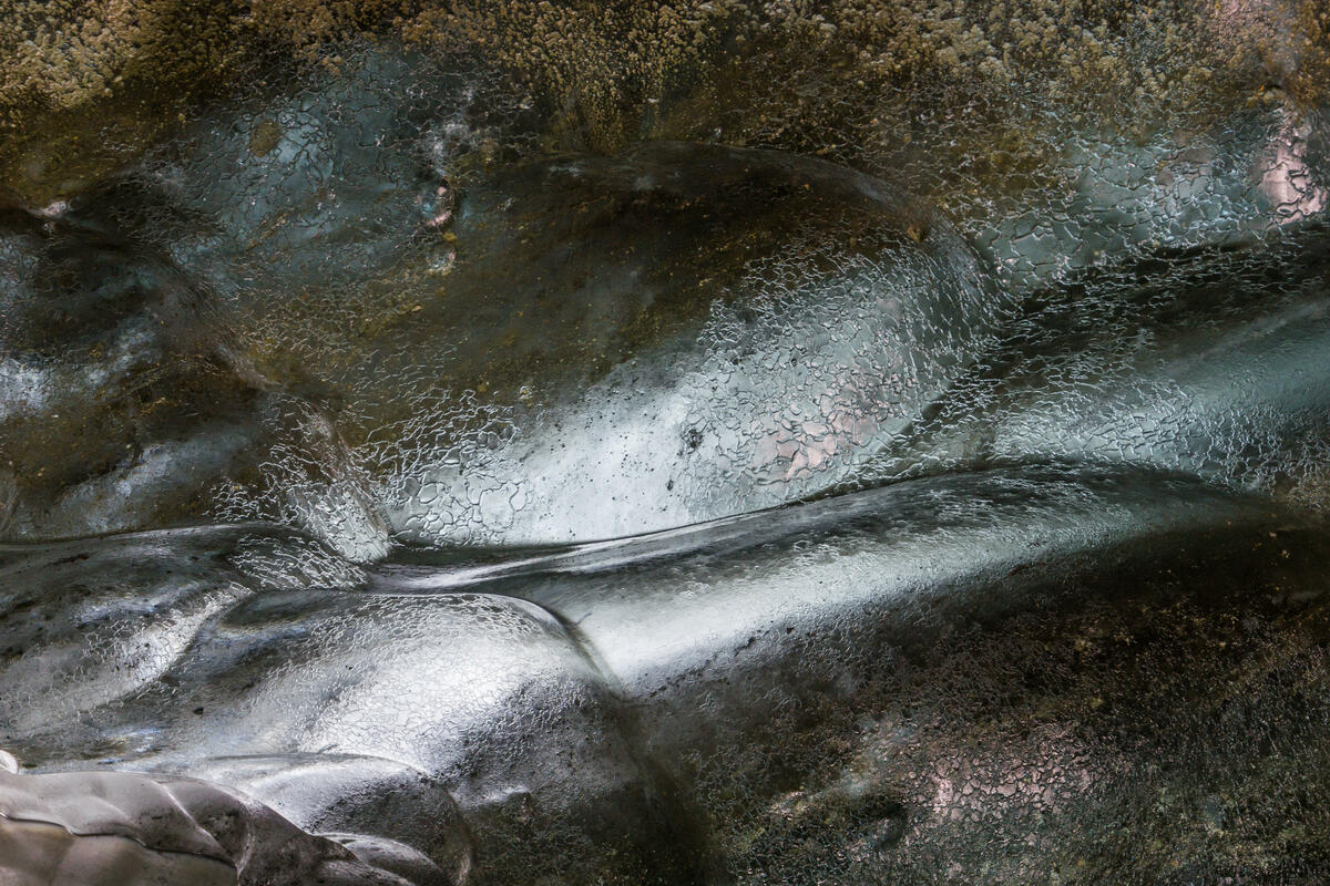 Inside Glacial Cave