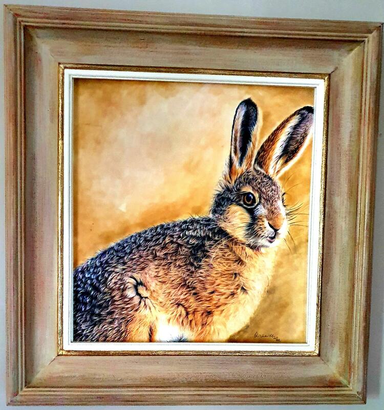 Herbert, framed, 45x50cm