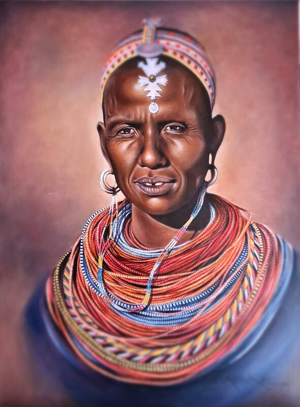 Samburu Woman aka 1000 beads