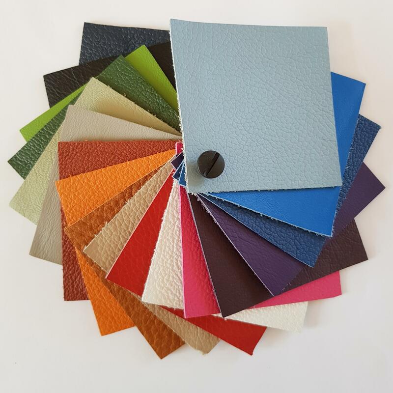 A selection of 20+ Leather Colours to choose from
