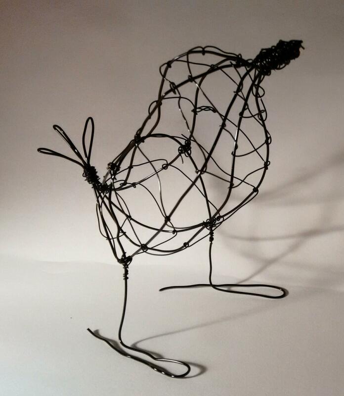 Bird - wire sculpture