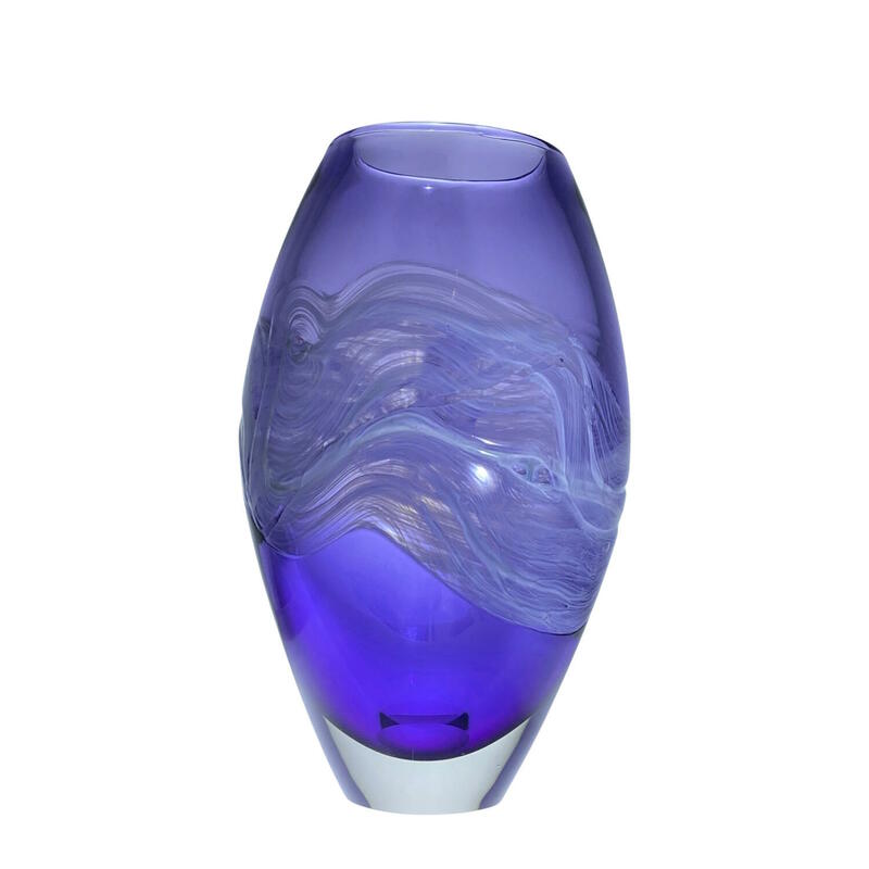 Glass Twilight Vase in Hyacinth by Alison Vincent Glass