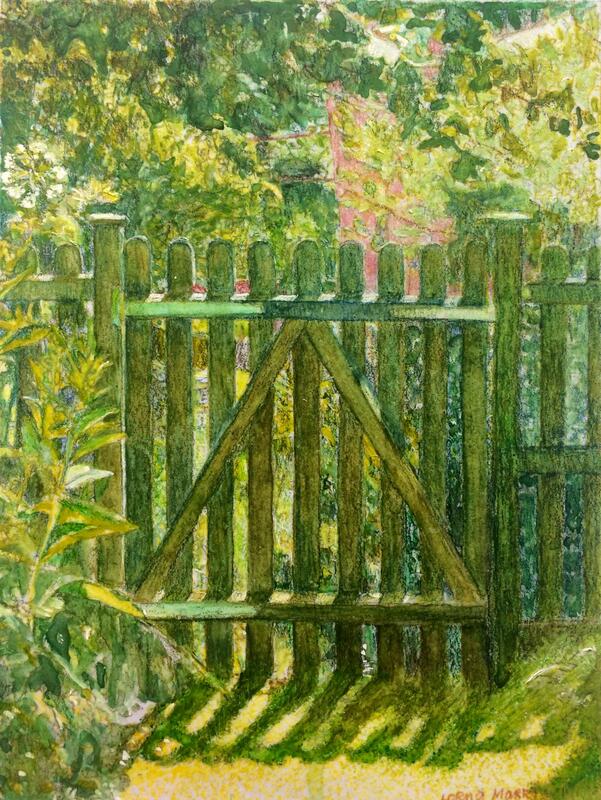 ‘Summer Gate’, High summer in an English garden. 