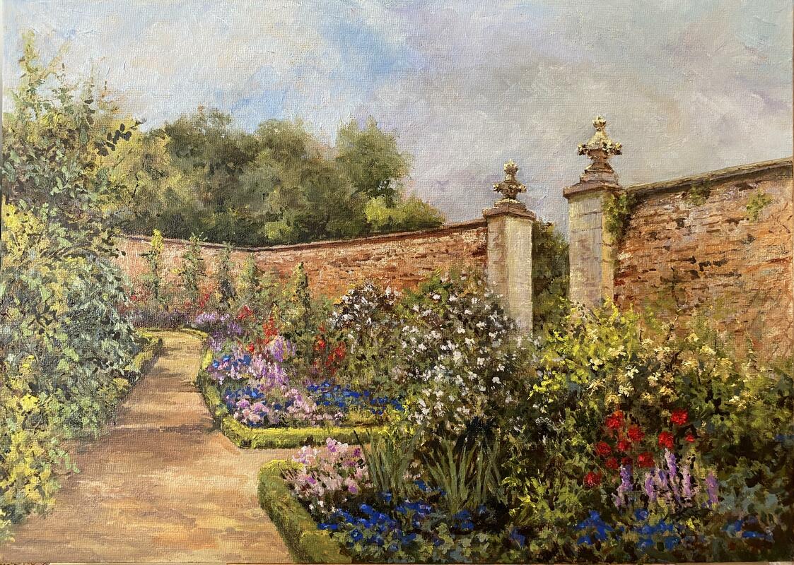 Walled Garden, Buscot Park II, oil