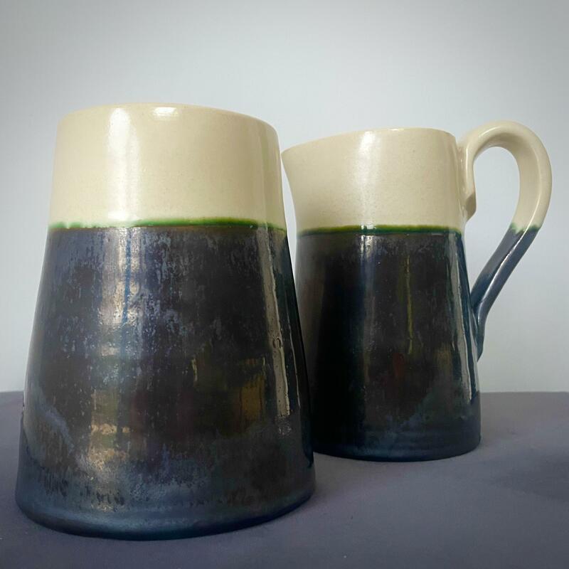Didcot power series - Jug and vase by Blewbury Ceramics