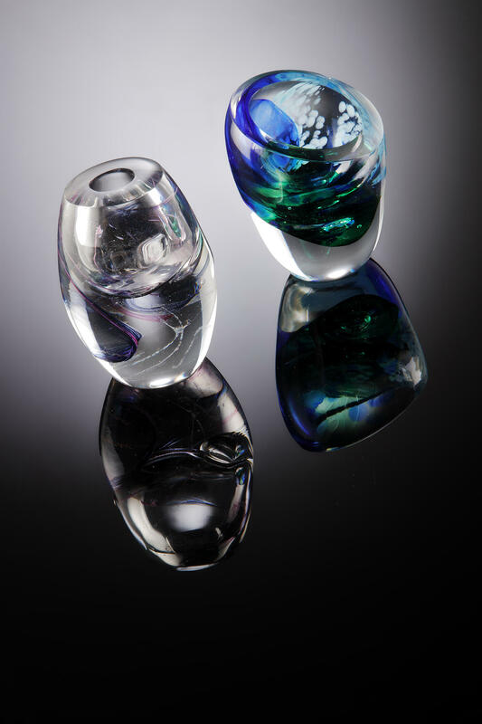 Blown Glass Vessels by Melissa Keskinkilinc