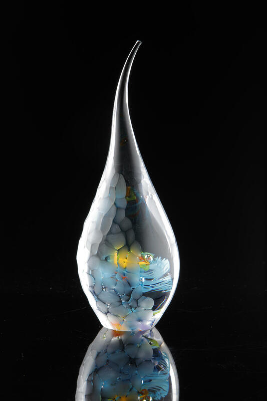 Blown Glass Flame by Melissa Keskinkilinc